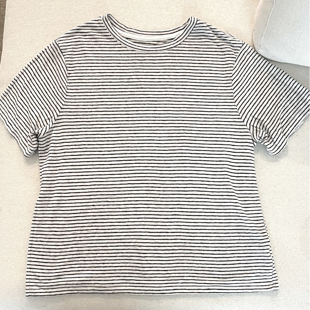 Striped Tshirt Paperthin Fabric